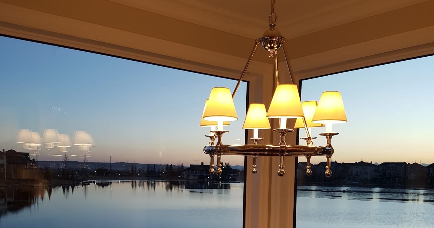 electrician in calgary, a light installed by ak electric